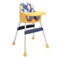 Baby High Chair Stable Structure Colorful Cushion Adjustable Height Infant Feeding High Chair Safe for Eating for Toddler. 