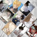 55 Pcs/Set Korean BL Manhwa Codename Anastasia Laser Lomo Card Zhenya and Taekjoo Comic Character HD Photocard Cosplay Gift. 
