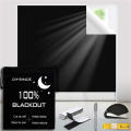 Diy Portable Curtains Lightweight Black Portable Travel Curtains Double Sided Cuttable Shading Curtains for Home Office Dormitory Hotel Outdoor.