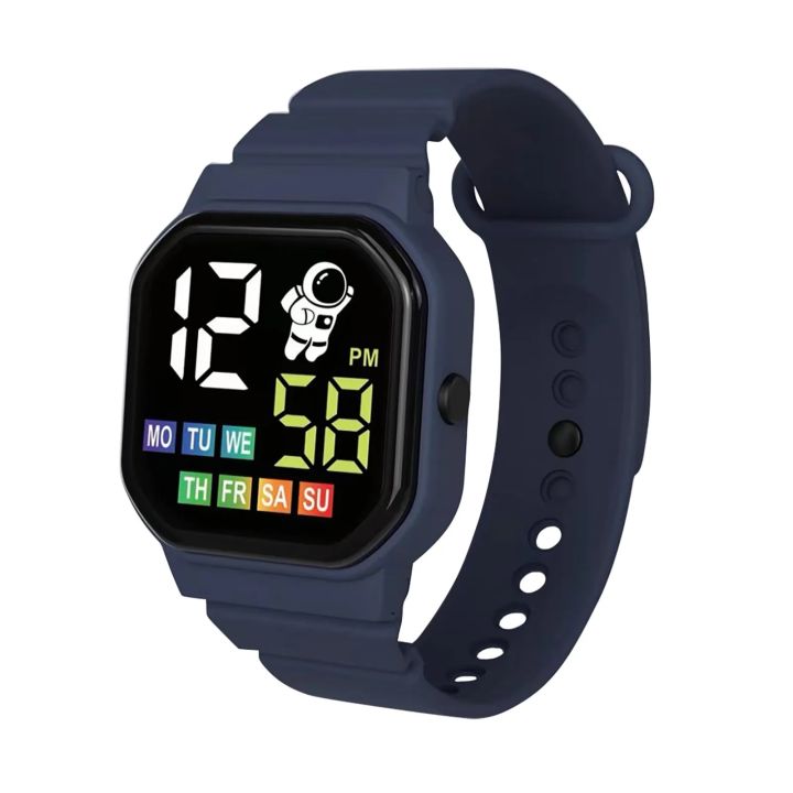 LED%20Simple%20Children's%20Electronic%20Waterproof%20Watch%20Cute%20Astronaut%20Pattern%20Solid%20Silicone%20Band%20Digital%20Watch%20For%20Girls%20Boys%20-%20Image%204