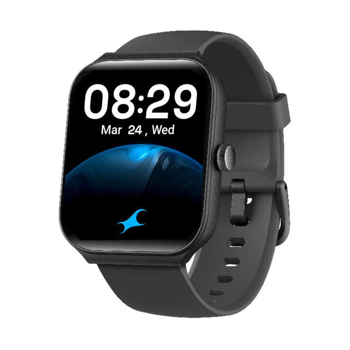 Fastrack Reflex Horizon Black: UltraVU Curve Display & Alexa-Enabled Smartwatch