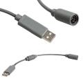 Converter Adapter Wired Controller PC USB Port Cable for Xbox 360 New (Grey). 