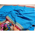 Trendy Half Silk Noyon Tara Khesh Saree For Women All Colour by Ekush Shatak. 