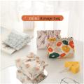 1/5Pcs Mini Waterproof Cartoon Organizer Portable Shrapnel Self-closing Printed Makeup Mini Key Change Carry-on Bag.