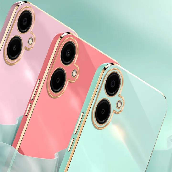 Tokifu%20for%20Samsung%20Galaxy%20A06%20Back%20Cover%20Luxury%206D%20Plating%20Frame%20Shiny%20Bling%20Phone%20Pounch%20Soft%20Silicone%20Square%20Phone%20Case%20-%20Image%207