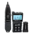 Multi-functional LCD Network Cable Tester Wire Tracker PoE Checker Inline PoE Voltage and Current Tester with Cable Tester with Illuminate Function. 