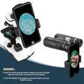 Telescope Phone Adapter, Universal Cell Phone Mount For Binoculars, Monocular,Microscope,Smartphone Holder Clip Bracket. 