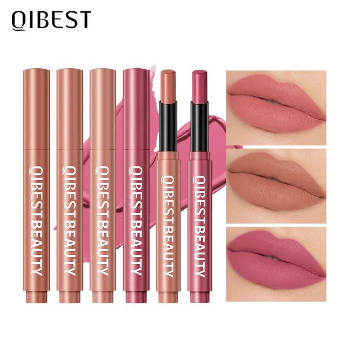 QIBEST%20Matte%20Lipstick%20Pen%20Lip%20Balm%20Moisturising%20Long%20Lasting%20Lip%20Tint%20Non-Stick%20Cup%20Sculpting%20Lipstick%20Lipliner%20Lips%20Makeup%20-%20Image%202