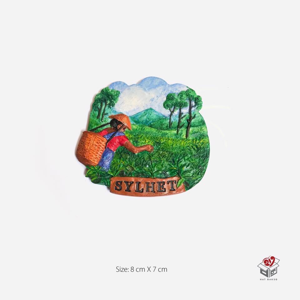 Marble Stone Dust Made Fridge Magnet - Sylhet
