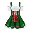 2022 Women's Oktoberfest Maid Cosplay Costume German Traditional Festival Strapless Splicing Dress Girl Costume.