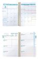 2023 Agenda Planner Organizer Korean Kawaii Weekly Monthly Yearly Diary Journals Notebook Flower Stationery Note Book Gifts. 
