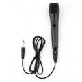 Microphone For Speaker Vocal Microphone For Karaoke With On/Off Switch Includes 14.8ft XLR To 1/4'' Connection Black.