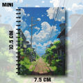 A7 Notebook Animation Village Design Writing Pad K10 K13. 