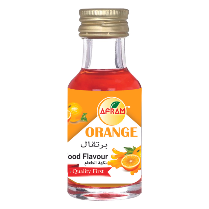 Afram Orange Food Flavour -28ml Orange Food Flavour Essence