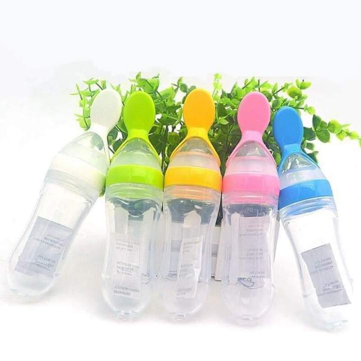 Silicone Spoon feeder Hard Spoon 90ml-1pcs
