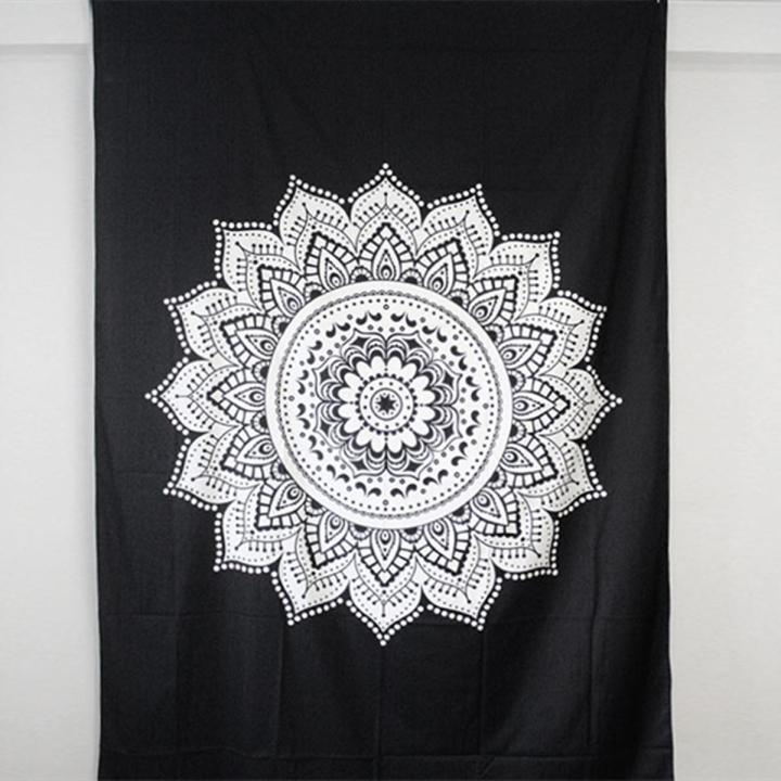 Common Indian Ethnic Mandala Wall Hanging Tapestry Bohemian Bedspread Mat Dorm Decor