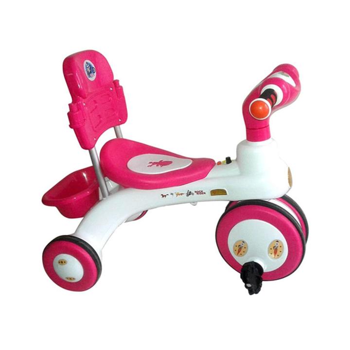 RFL Jim & Jolly Rock Rider With Backrest-3Y-Pink 881390