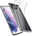 Samsung Galaxy S21 Plus Flexible Clear Transparent Soft TPU Back Case Cover.