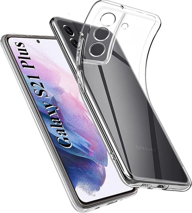 Samsung Galaxy S21 Plus Flexible Clear Transparent Soft TPU Back Case Cover