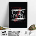 Premium Quality - Stay Strong - Motivational Wall Canvas Wall Decoration Poster For Wall - WB2992 - Stickyfy - Trend and Need full.
