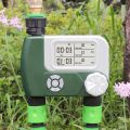 Dual-Outlet Irrigation Controller Solenoid Valve Timer Gardening Drip System Automatic Watering Smart Programmable Tools. 