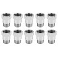 10X Universal O2 Oxygen Sensor Restrictor Fitting with Adjustable Gas Flow Inserts Cel Fix Bung M18 x 1.5. 