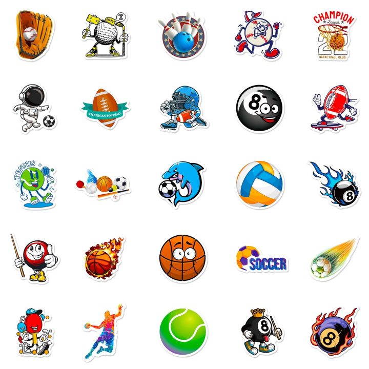50%20PCS%20Sports%20Stickers,%20Soccer%20Football%20Volleyball%20Golf%20Basketball%20Stickers,%20Sports%20Ball%20Stickers%20for%20phone%20-%20Image%203