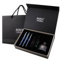 Ink) fountain pen + roller pen gift set (Baoke T10 + oil pen + 4 ink refill + pure.