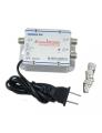 HIGH QUALITY DISH CABLE SIGNAL AMPLIFIER FOR 2 TV - White. 