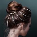 Girls Strand Crystal Extension Gift Women For Ponytails Bling Clips Accessories Decorative Chains Rhinestone Hair. 