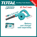 TOTAL LITHIUM-ION BLOWER (no Battery & Charger) TABLI20028. 
