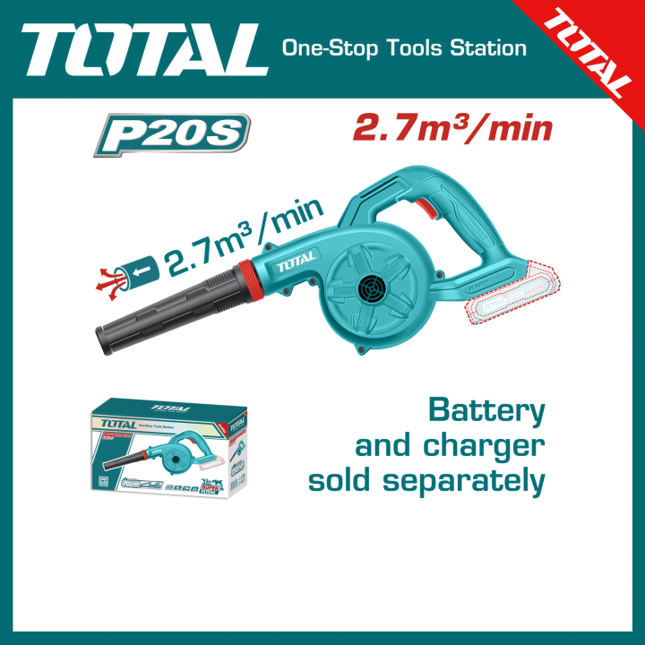 TOTAL LITHIUM-ION BLOWER (no Battery & Charger) TABLI20028