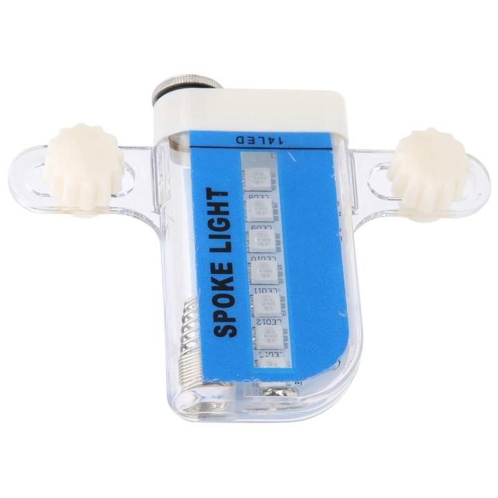 Bicycle Wheel Light 14 LED Bike Spoke Lights High Brightness for Outdoor Activities Cycling Lamp