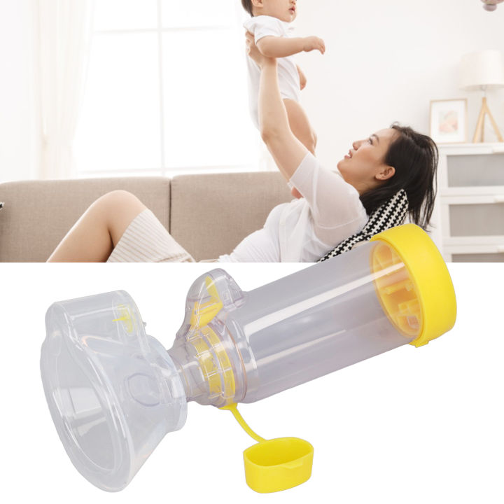 Handheld%20Inhaler%20Spacer,%20Sensitive%20Inhalation%20Spacer%20Professional%20Portable%20with%20Facial%20Cover%20for%20Travel%20-%20Image%208