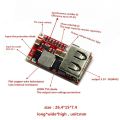 RED PCB Efficiency 97.5% Buck Module 5V 3Amp BUCK Adapters DC DC Step Down 6-24V 12V 24V To 5V 3A Buck Converter USB Phone Charger Step Down Adapters.