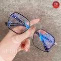Anti-reflective Silver Frame Blue light and radiation proof UV400 Squire shape sunglass for man - Sun Glass For Men. 