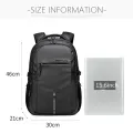 ARCTIC HUNTER B00388 Outdoor Climbing Backpack for Men 15.6-inch Light Large Capacity Travel Multi Functional Waterproof Backpack.