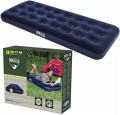 Single Air Bed with Pumpers - Blue. 