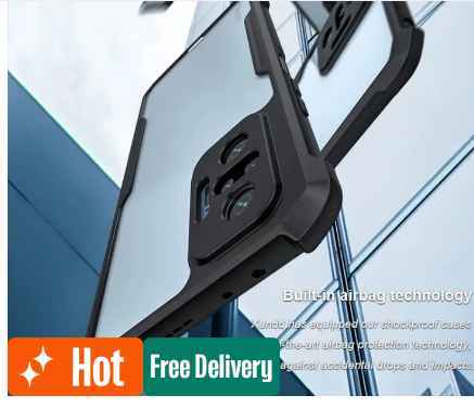 Xundd%20For%20(%20Redmi%20Note%2010%20Pro,%20Note%2010%20Pro%20Max%20)%20Shockproof%20Bumper%20Case%20Phone%20Cover%20For%20Redmi%20Note%2010%20Pro,%20Note%2010%20Pro%20Max%20Smartphone%20Back%20Cover%20Case%20-%20Black%20&%20Clear%20-%20Image%202