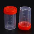 Leakproof Lids Urine Sample Cups Sterile Cups With Scale Disposable Specimen Containers 10 Pcs Pack Transparent Sampling Cups for Medical Testing Laboratory Use Patient Care Urinalysis Health Screenings. 