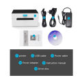 ZJ9220 Desktop Easy Office Thermal Shipping Label 40-110mm Width Printer Express Package Sticker USB BT Wireless Barcode Maker. 