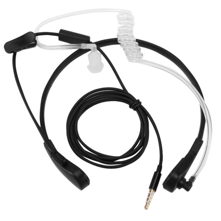 Covert Acoustic Tube Earpiece With 3.5mm Jack - For IPhone, Blackberry, Surveillance