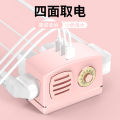 Retro Multifunctional Strip USB Socket Panel Multi Hole Terminal Strip Strip Home Strip Strip Converter. 