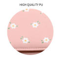 (New) flowers pattern women short wallet PU leather multi-card slot card holder coin purses girl student wallet female small purses. 