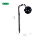 Metal L Rod Ball Musical Instrument Spare Parts for Drum Player Universal 40mm.