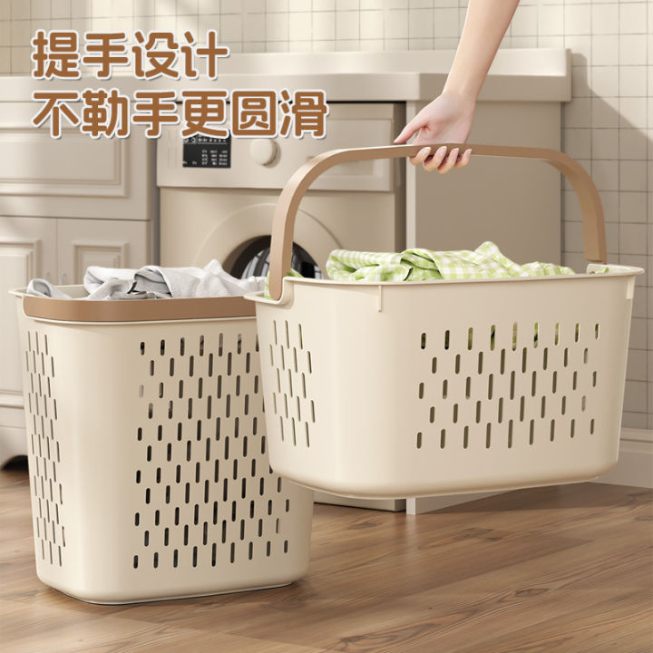 Household%20dirty%20clothes%20basket%20large-capacity%20bathroom%20bathing%20and%20clothing%20artifact%20internet%20celebrity%20bathroom%20clothes%20storage%20basket%20bucket%20-%20Image%203