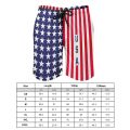 USA American Flag Board Shorts Patriotic Modern Stars Stripes Cute Beach Short Pants Men Printed Plus Size Swimming Trunks Gift.