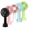 Mini Rechargeable USB Charging Portable Handheld 3 Gear Speed Desktop Fan - Charger Fan - Hand Fan. 
