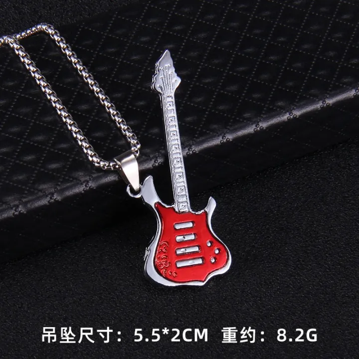316L%20Stainless%20Steel%20Guitar%20Necklaces%20Hip%20Hop%20Fashion%20Men%20Women%20Stainless%20Steel%20Rock%20Music%20Guitar%20Pendant%20Jewelry%20Chain%20Necklace%20-%20Image%202