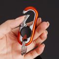 Double Ring Keychain Business Key Holder Men's Fashion Key Chain Gift Metal Key Buckle Car Styling Auto Car Accessories. 
